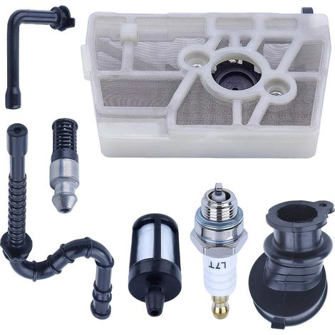 LinDuxe Kraftstofffilter-Set mit Zündkerze für Stihl MS240 028 024 Kettensäge, Ersatzteile 1121 120 1625