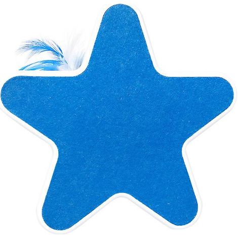 Jouet interactif électrique pour chat, bâtonnet à plumes, accessoires pour animaux de compagnie, bleu (1/3)
