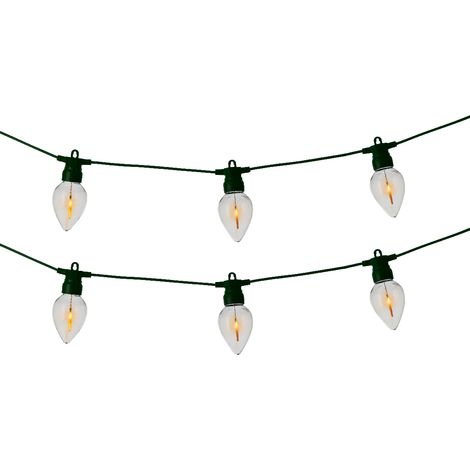 Catena LED effetto fiamma 350x4.7x7 cm