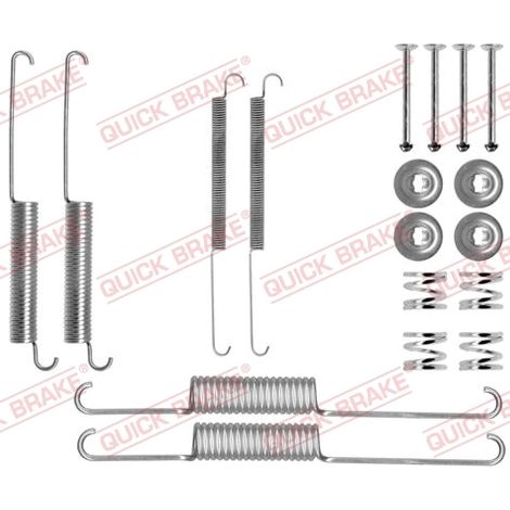 Kit d'accessoires, mâchoire de frein Quick Brake 105-0758 ISUZU