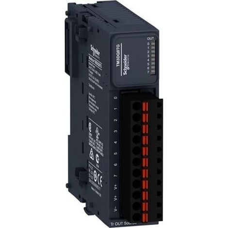 Modicon TM3 - Sortie discrète - H90xL27,4xP84,6 mm - PNP - TM3DQ8TG