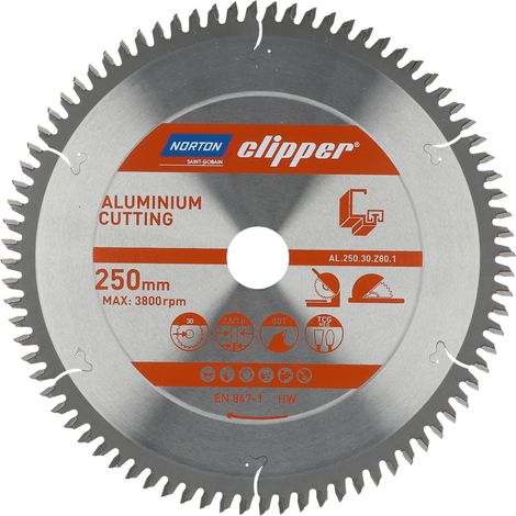 Lame carbure Aluminium 250x2,8/2,0x30 Z80 NORTON CLIPPER - 70184608138--