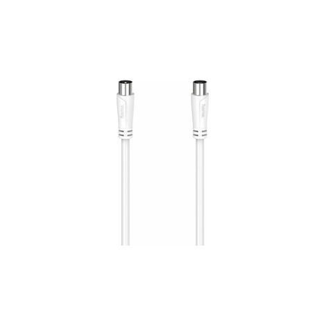 HAMA Antennenkabel 90dB, 1,5m, weiß - für TV und Receiver