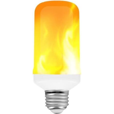 Lampe à effet flamme LED 9W, douille E27, flamme vacillante, lumière d'ambiance décorative pour Noël, maison, hôtel, bar, fêtes (1/5)