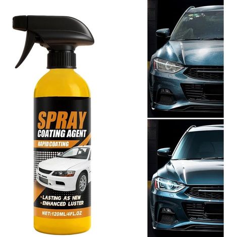 Restaurateur de brillance automobile - Protecteur liquide pour blindage céramique, finition hydrophobe + film polymère résistant aux UV, masse volumétrique de 120 ml Polonais pour (1/5)