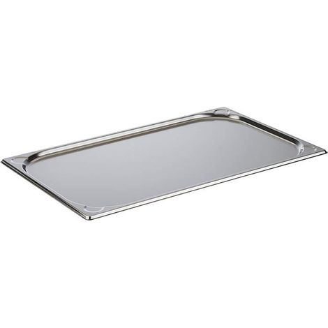 APS 81095 contenitore GN 1/1, contenitore gastronorm in acciaio inox/dimensioni 32,5 x 53 cm/profondità 15 mm/volume 1,25 litri (1/4)