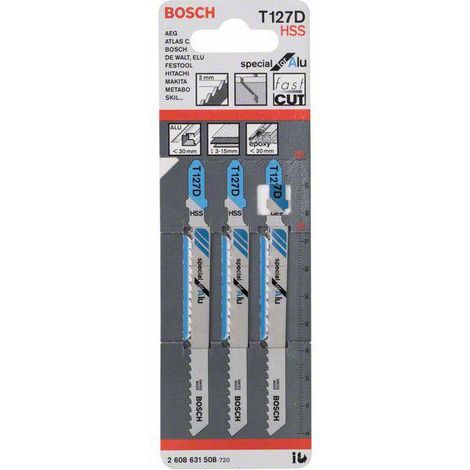 Bosch Stichsägeblatt Special for Alu T 127 D 3er 2608631508 (1/5)