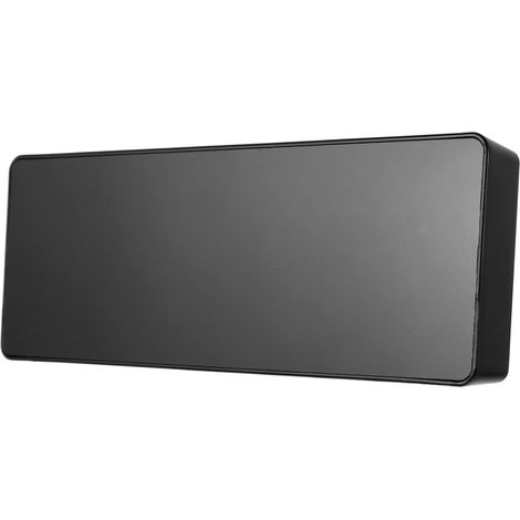 Réveil Numérique LED Grand Écran Multifonction, Horloge Électronique de Bureau Affichage Température et Heure, Réveil de Chambre Rectangulaire Noir Blanc, Horloge Électrique (1/5)