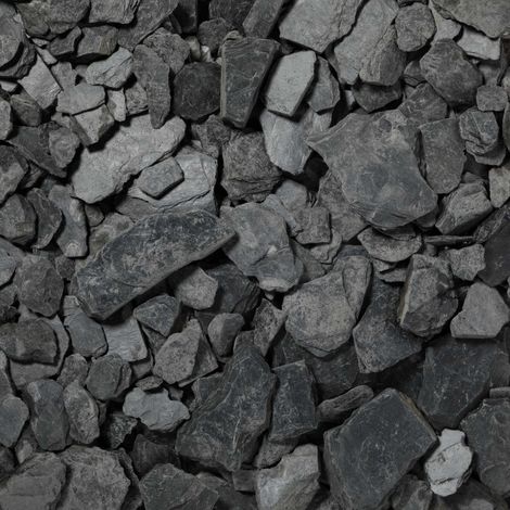Paillage Ardoise Noire 30-90 mm - Big Bag 500 kg (6,25 m²) - RO'MA NATURE