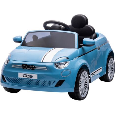 AUTO ELETTR FIAT 500E AZZURRA 12V 4,5AH R/C 2,4GHZ