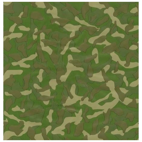 DECORALIA Adhésif camouflage45cmx2mvert - DECORALIA