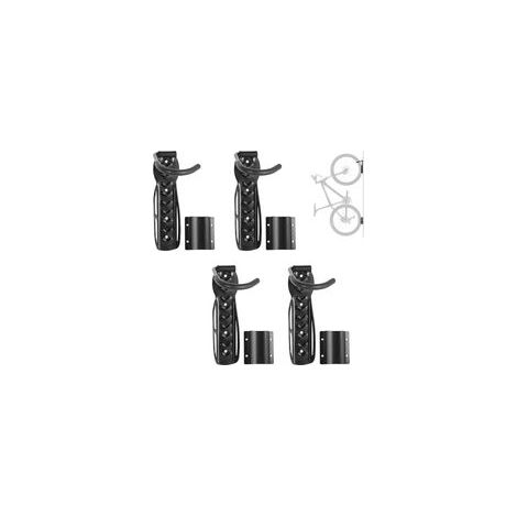 150PSI Compresseur à Air Portatif électrique, Pompe à air numérique, Mini Pompe à vélo DC 12V et AC 220V avec lumière LED et écran LCD pour Voitures, Vélos, Motos, Balles, etc le noir- (1/5)