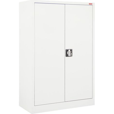 Armoire d'outillage STIER avec 2 tablettes 1200x920x420 mm, gris clair, soudée (1/4)