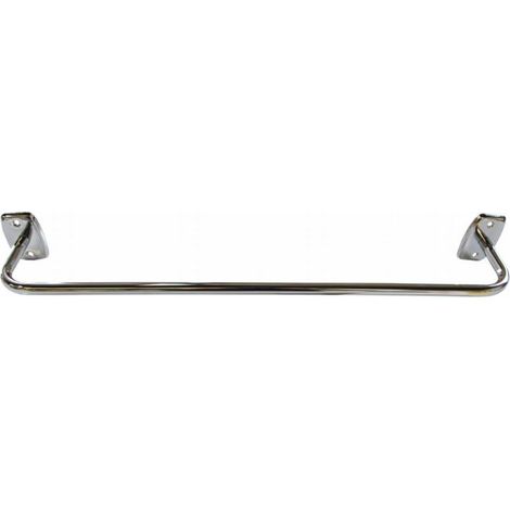 FPLUS toallero basic recto cromo , Toallero cromo para baño de 35 cms.