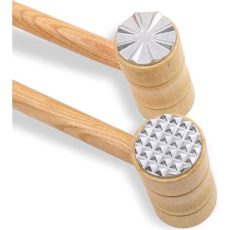 Attendrisseur à viande professionnel – Marteau à viande robuste – Batteur et broyeur à viande – Ustensile de cuisine pour préparer et attendrir la viande (1/5)
