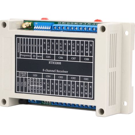 Module de télécommande sans fil à 8 canaux avec relais et carte réceptrice, 8-30 V CC (1/5)