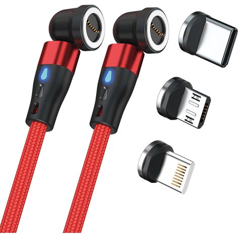 RealPower MagneticCharge2 cable USB 1 m Rojo (1/5)