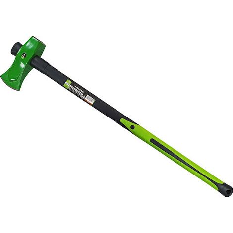 Log Splitter Maul 6lb 96oz Axe Fibreglass Handle Hammer Steel Non Jam Head AX004