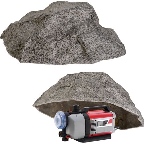Gartendek Faux rocher cache regard jardin 73 cm gris (1/5)