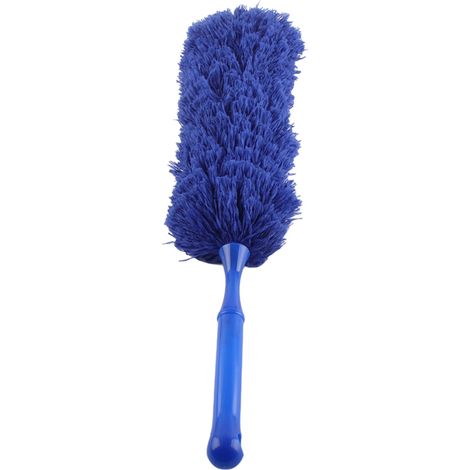 Chiffon microfibre doux antistatique lavable pour nettoyage meubles maison voiture (bleu foncé) (1/5)