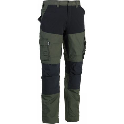 PANTALON HECTOR KAKI/NOIR T42 HEROCK 23MTR1803DK-42 (1/4)