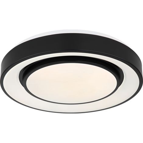Globo - plafón - Sully - negro - metal - Ø 38cm - LED - 41368-24 (1/5)