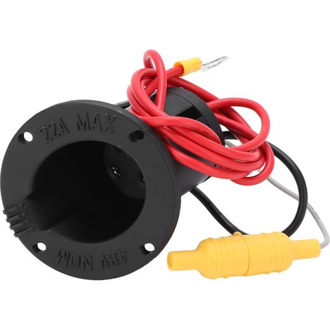 Pièce de rechange pour prise de fusible/prise de charge du chargeur Powerdrive 48V DC 101802101 pour les modèles Club Car DS 2000 et ultérieurs. (1/5)