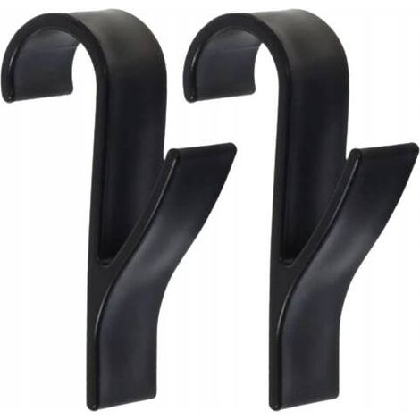 Gancio per radiatore Ecarla nero U16CZ 2 pezzi (1/4)