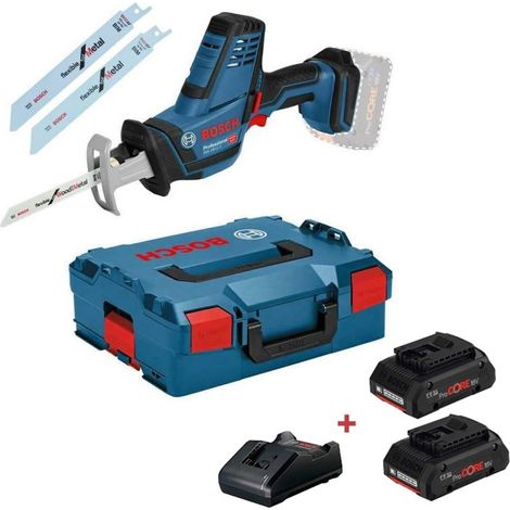 Bosch GSA 18 V-LI C Compact Reciprocating Sabre Saw - + L-boxx + 2 x 4ah Procore (1/5)
