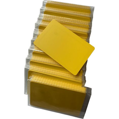 RFID Cartes 13,56MHz 1024 Octets Plastique Contrôle Accès Hôtel Jaune Lot-100 (1/2)