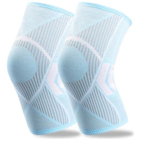 Set di ginocchiera unisex in due pezzi - manicotto compressivo, adatto per dolori articolari, lesioni del legamento crociato anteriore, artrite, tendinite, infortuni sportivi (taglia XL) - Crezuo