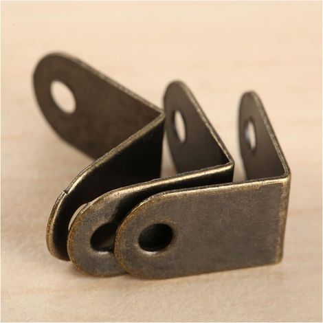 Loquet à charnière pour boîte bijoux, lot de 20 pièces en fer (1/5)
