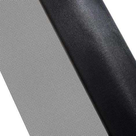moustiquaire fenetre 120x300cm Moustiquaire Fenêtre Découpable pour Vitrée Porte Terrasse en Fibre de Verre, Résistant aux Déchirures et aux UV Ignifugation Durable Noir (1/5)