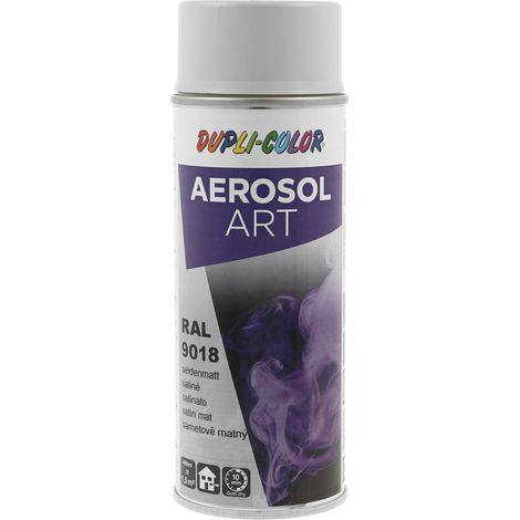 Dupli Color Aerosol Art Lackspray Graffiti Dose - wetterfest, lichtecht und UV-beständig - Graffiti-Spray 400ml, pypyrusweiß seidenmatt RAL 9018