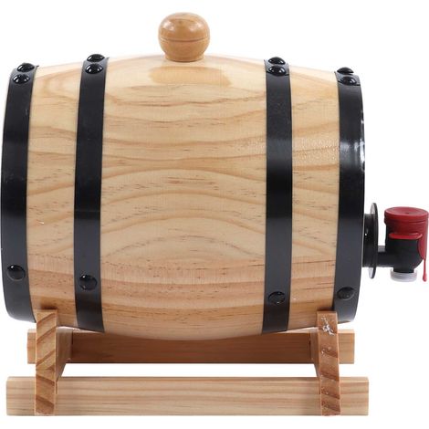 Fûts de pin pour le vin, fûts de vieillissement en pin pour le vin artisanal, fûts de bière en bois pour bar, traiteur et barbecue (1/5)