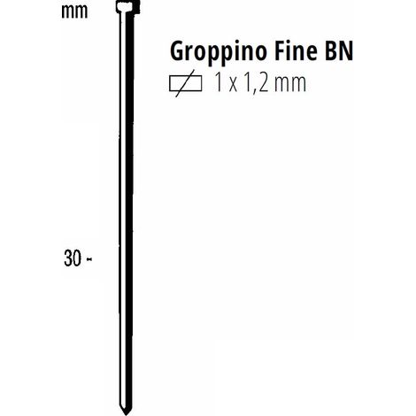BARBERO GROPPINI CHIODINI SPILLI FINI MICROGROPPINI CALIBRATI SERIE BN PER GF 30