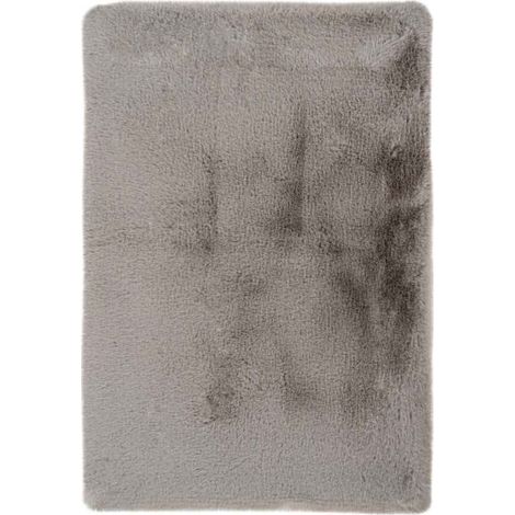 Tapis de Bain Doux Antidérapant "Rabbit" Gris Clair 40 x 60 cm (1/5)