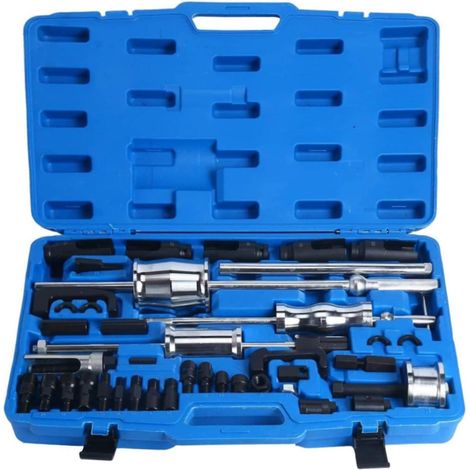 Lot de 40 extracteurs d'injecteurs diesel - Extracteur d'injecteur diesel avec marteau à inertie - Outil de démontage pour voiture et camion (1/5)