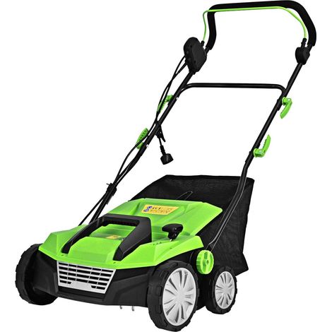 Goplus – Scarificateur électrique 1500W – 2 en 1 aérateur et scarificateur – Sac de collecte 45L – Hauteur réglable 4 niveaux – Roues antidérapantes - 1-45L (1/5)