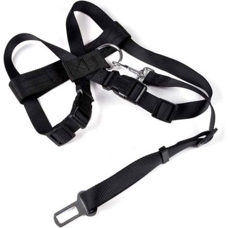 Harnais de Sécurité pour Animaux "Voiture" 50cm Noir (1/2)