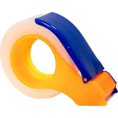 Packaging Tape Cutter, Heavy-Duty Portable Dispenser with Ergonomic Design, Comfortable Carrying Handle, Durable and Labor-Saving Holder (1/5)