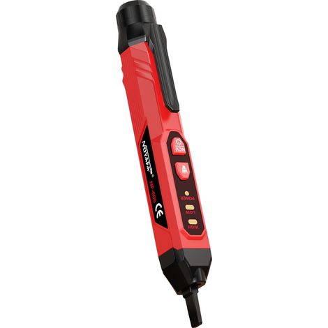 Testeur de tension sans contact NOYAFA NF-606, détecteur de tension alternative, indicateur LED, avertisseur sonore, arrêt automatique, outil de test de circuits de sécurité adapté aux électriciens (1/5)