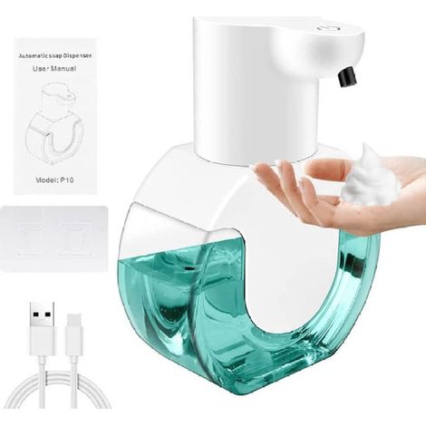 Distributeur de savon mousse automatique à induction 420 ml (quatre vitesses réglables, rechargeable) (1/5)