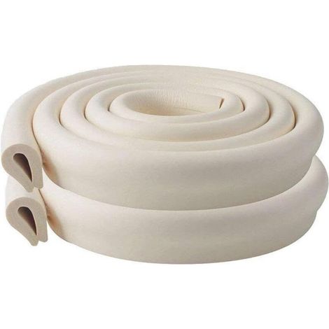 Protection d'Angles et Rebords pour Bébés, 2M x 2 Set Protection Mousse Sécurité Rouleau de Mousse Antichoc pour Bébé sur (1/4)