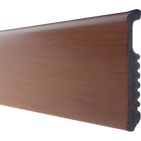 Battiscopa 75X8 Polistirene Liscio 200 Cm Ciliegio - 10 Pz (1/2)