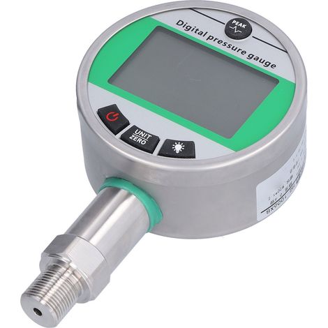 Manomètre hydraulique numérique précis en acier inoxydable avec montage inférieur 4,5 V 1,6 MPa (1/5)