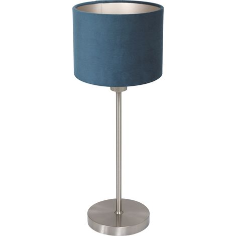 Mexlite - tischlampe - Noor - blau stahl - metall textil -
