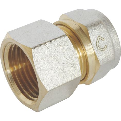 Raccord droit à visser pour tube Multicouche Ø16-F15/21