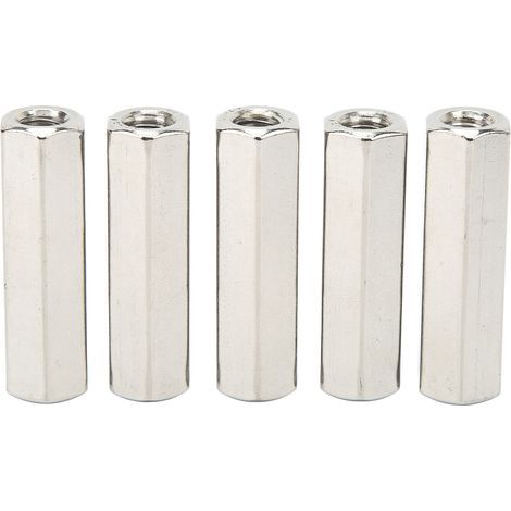 Kit d'écrou de couplage hexagonal M10, 5 pièces, antirouille, 6 côtés, en acier inoxydable, pour l'entretien (1/5)