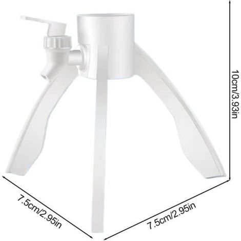 Support à eau en baril - Inversé - ABS - Robinet intégré - Compatible avec seaux - Durable (1/4)
